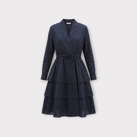 Alaïa Pois Brodes Kimono Shirt Dress