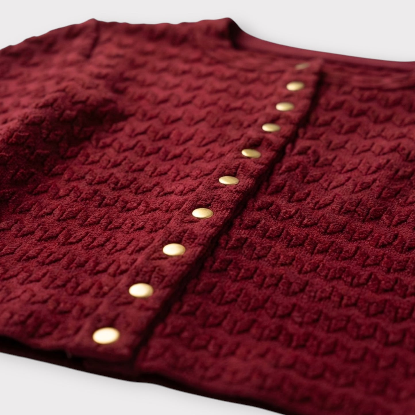 Alaïa Velours Cardigan