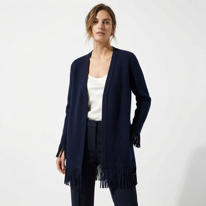 Alaïa Spartre Fringe Cardigan