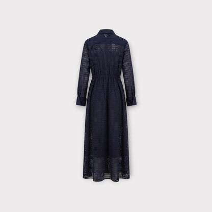 Alaia Laser Vienne Full Shirt Dress