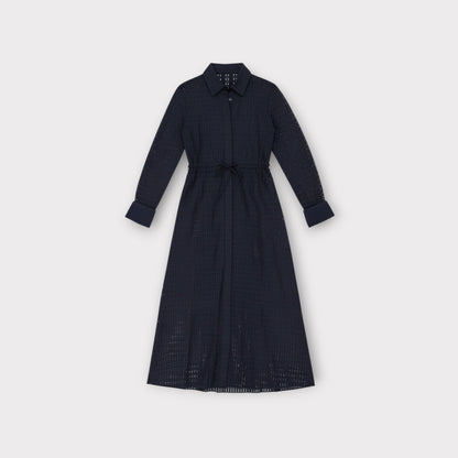 Alaia Laser Vienne Full Shirt Dress