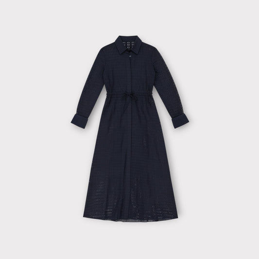 Alaia Laser Vienne Full Shirt Dress