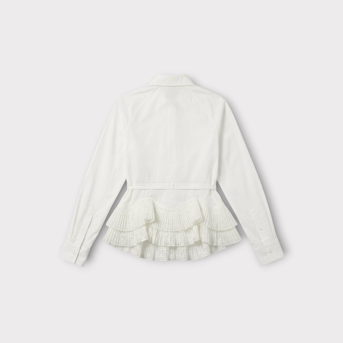 Alaïa Neon Plisse Vienne Shirt
