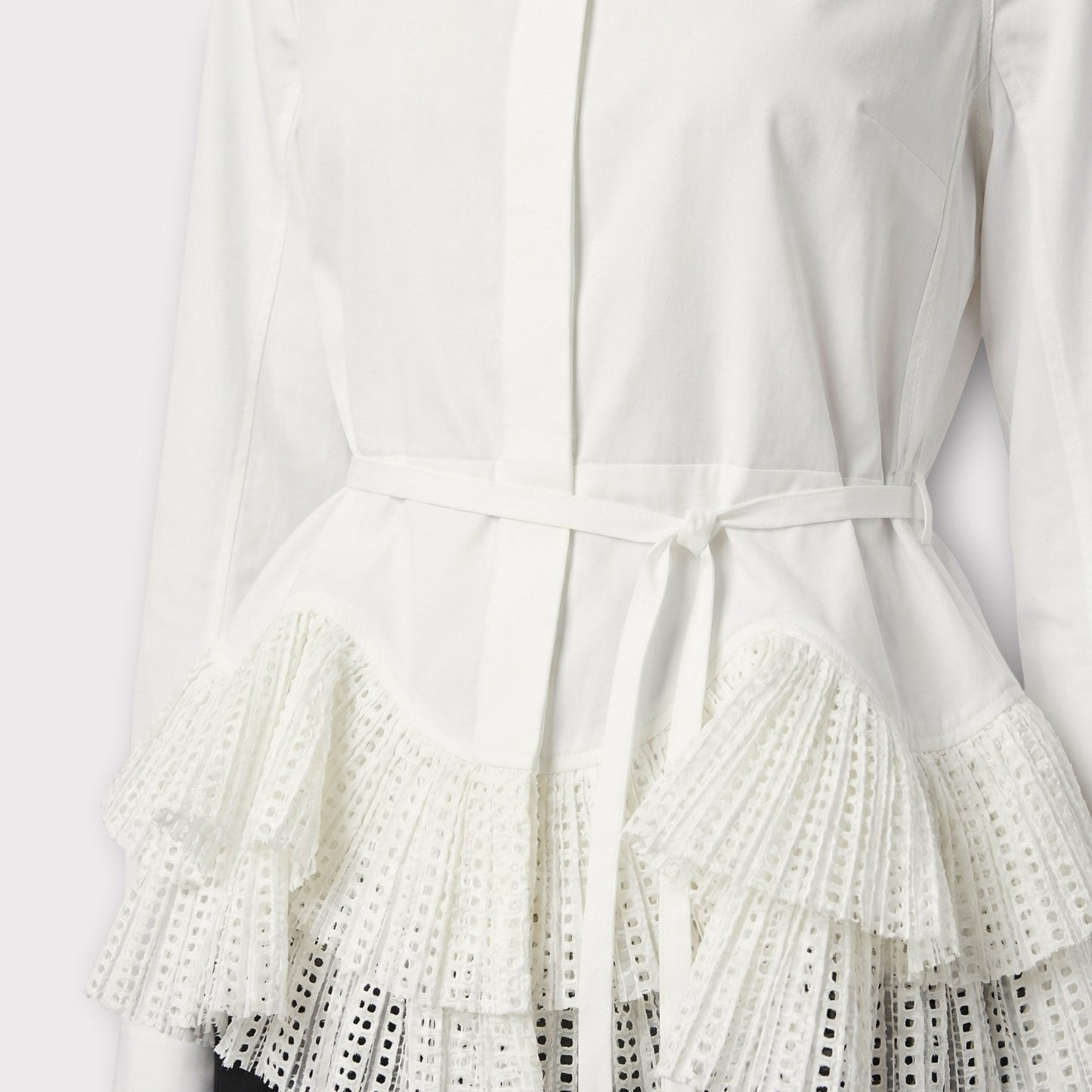 Alaïa Neon Plisse Vienne Shirt