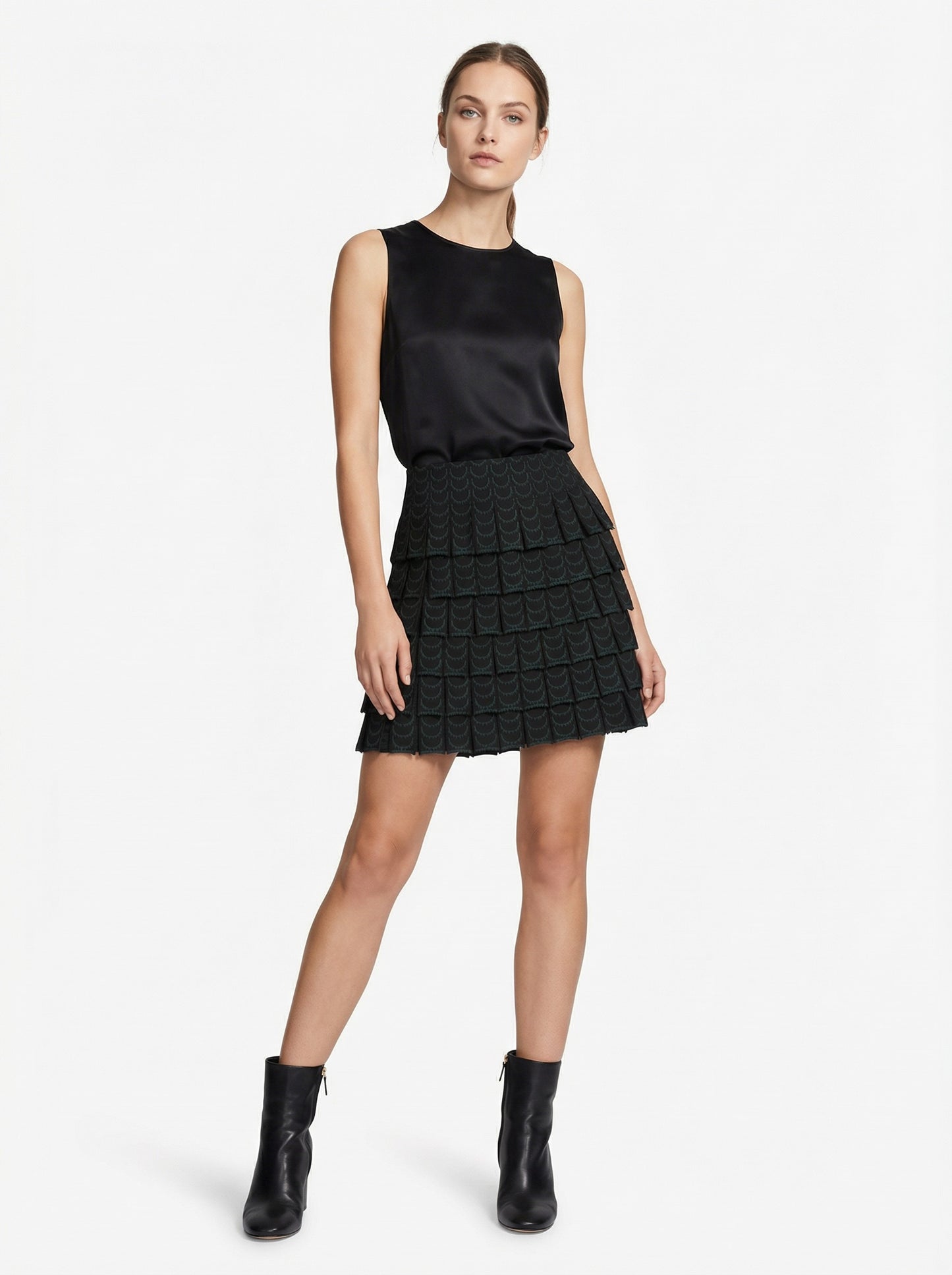 Alaïa Arches Franges Mini Skirt