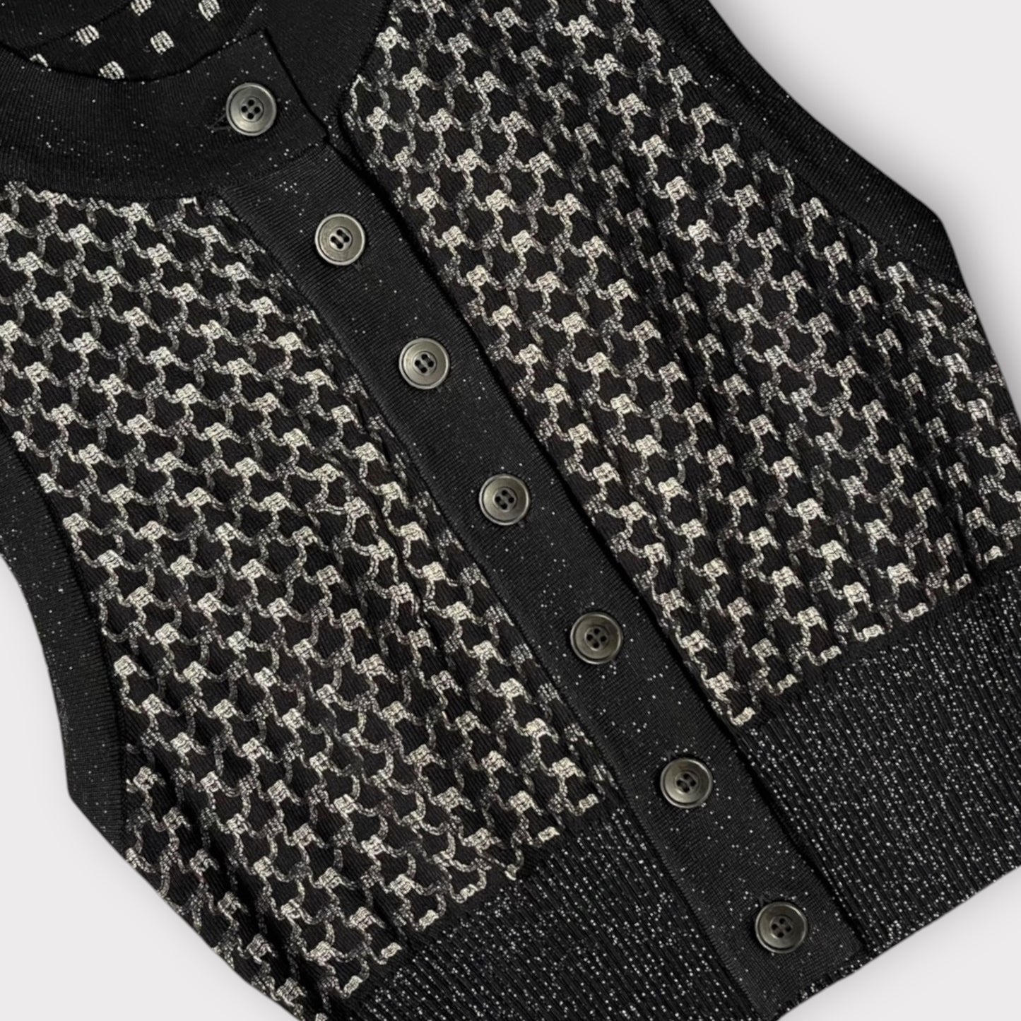 Alaïa Recif Lurex Knit Vest