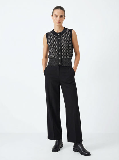 Alaïa Recif Lurex Knit Vest