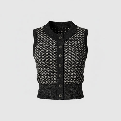 Alaïa Recif Lurex Knit Vest