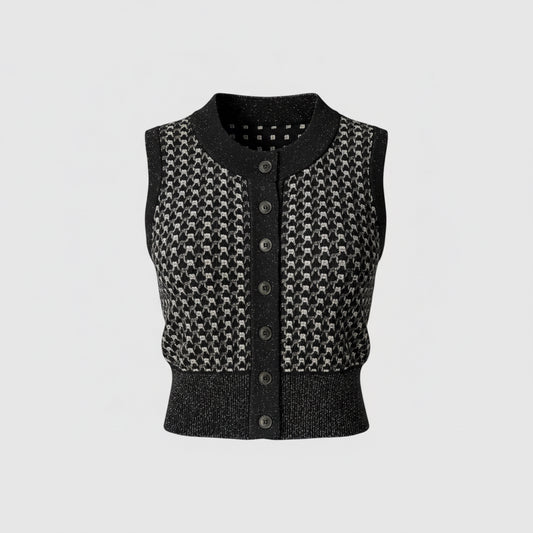 Alaïa Recif Lurex Knit Vest