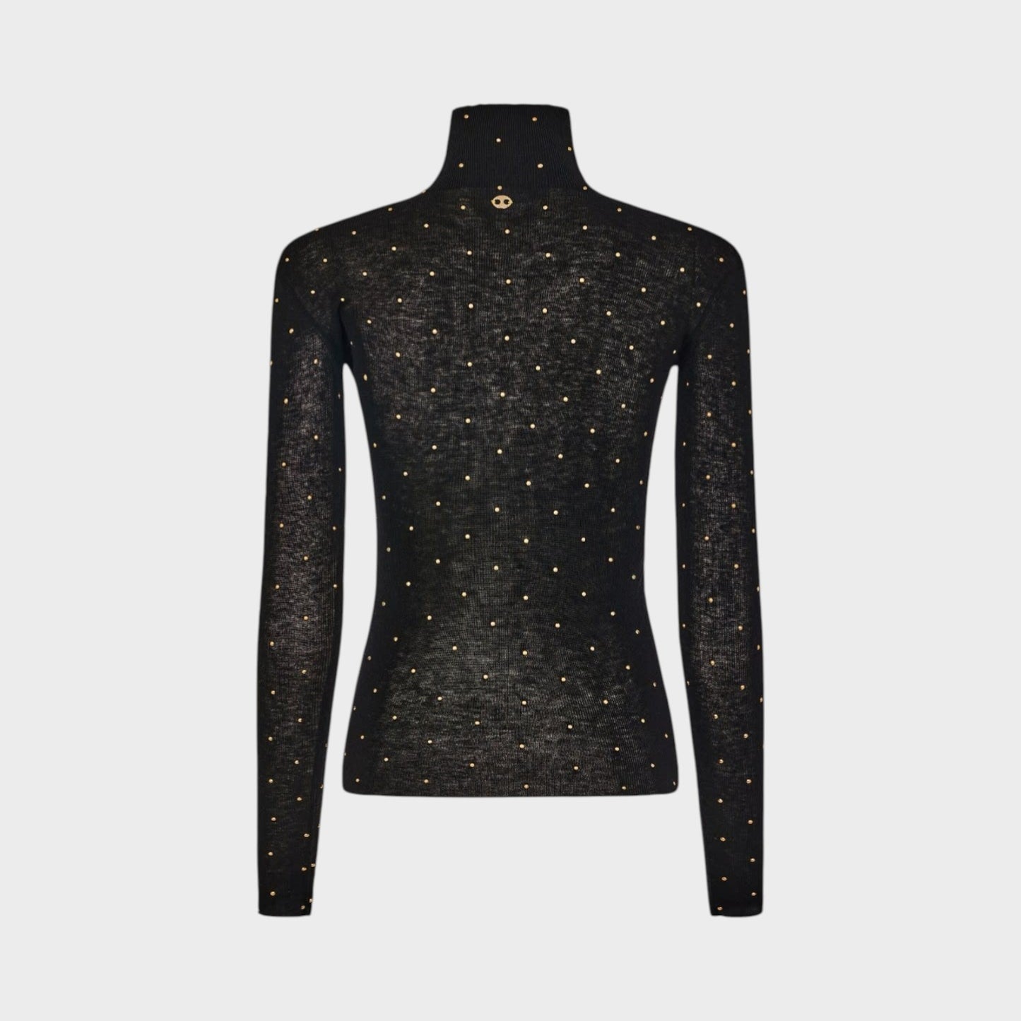 Rabanne Turtle Neck Studs Top