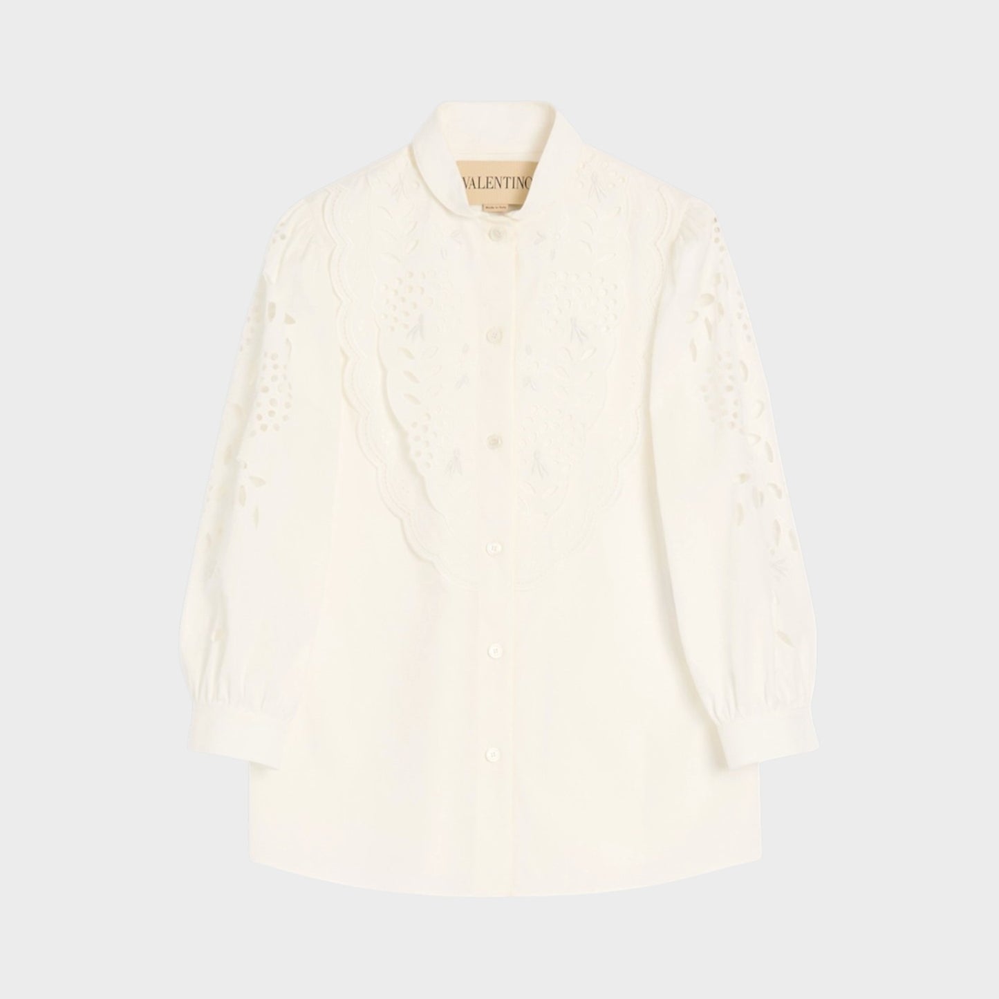 Valentino Cotton Embroidered Shirt