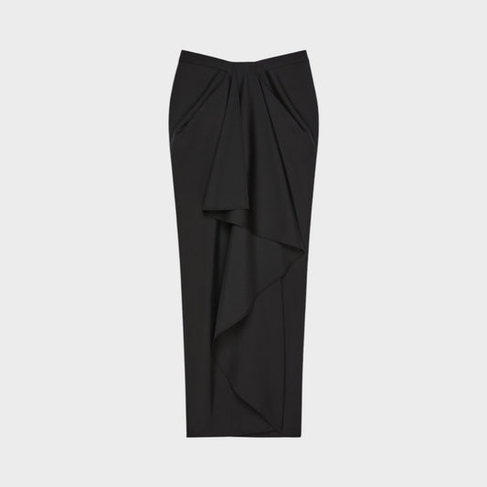 Givenchy Wool & Mohair Long Skirt