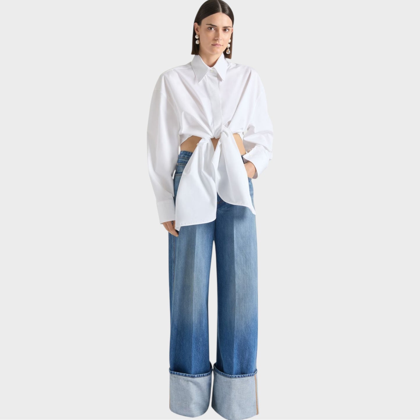 Givenchy Turn Up Denim Pants