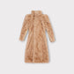 Balenciaga Faux Fur Long Coat