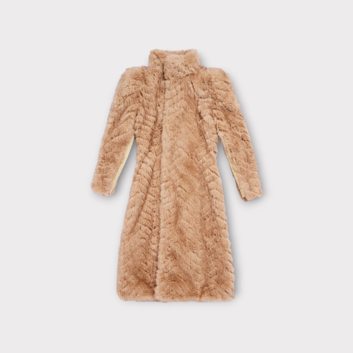 Balenciaga Faux Fur Long Coat