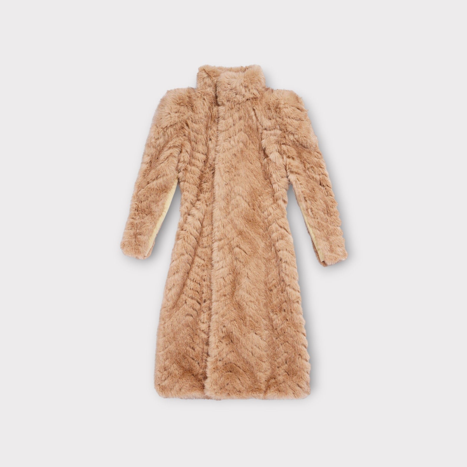 Balenciaga Faux Fur Long Coat