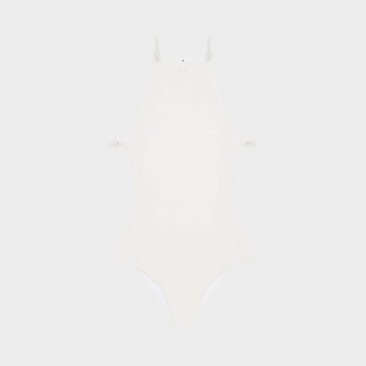 Courrèges Cut Out One Piece Swimsuit