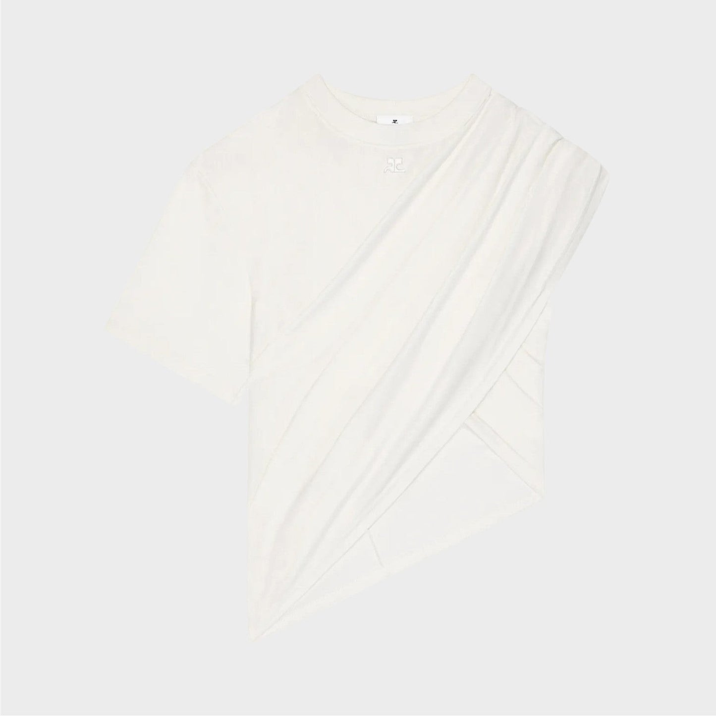 Courrèges Asymmetrical Twist T-Shirt