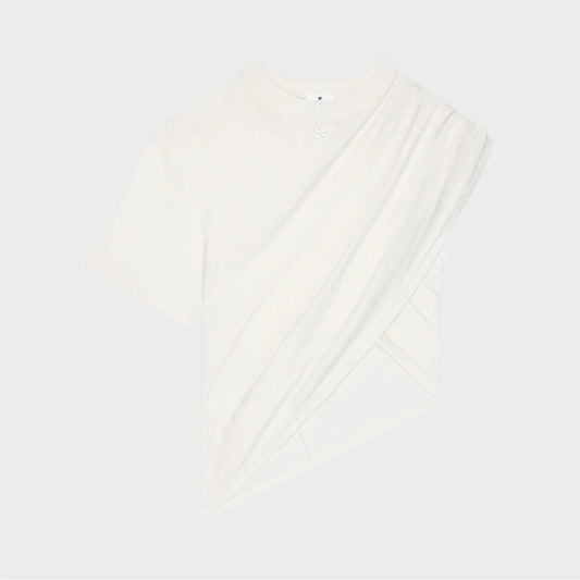 Courrèges Asymmetrical Twist T-Shirt