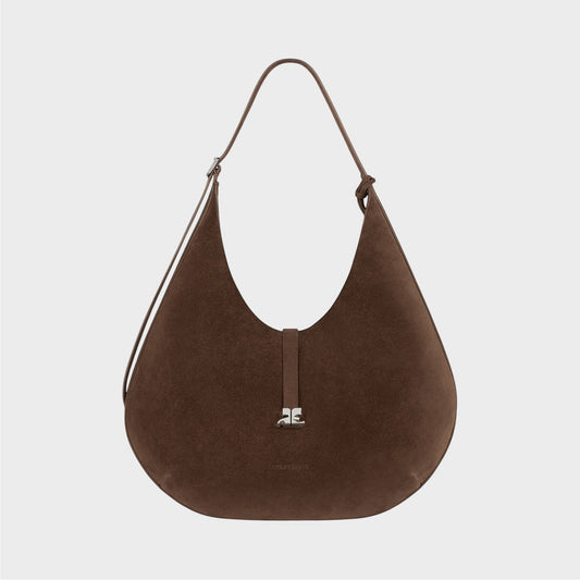 Courrèges Holy Suede Hobo Bag