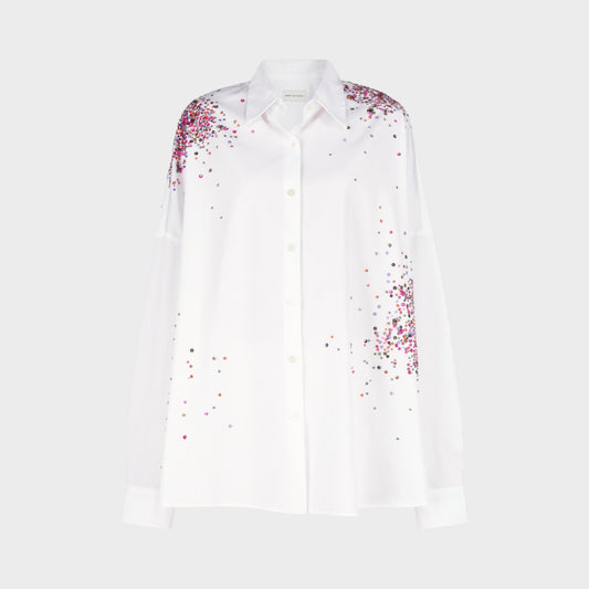 Dries Van Noten Casia Sequin Shirt