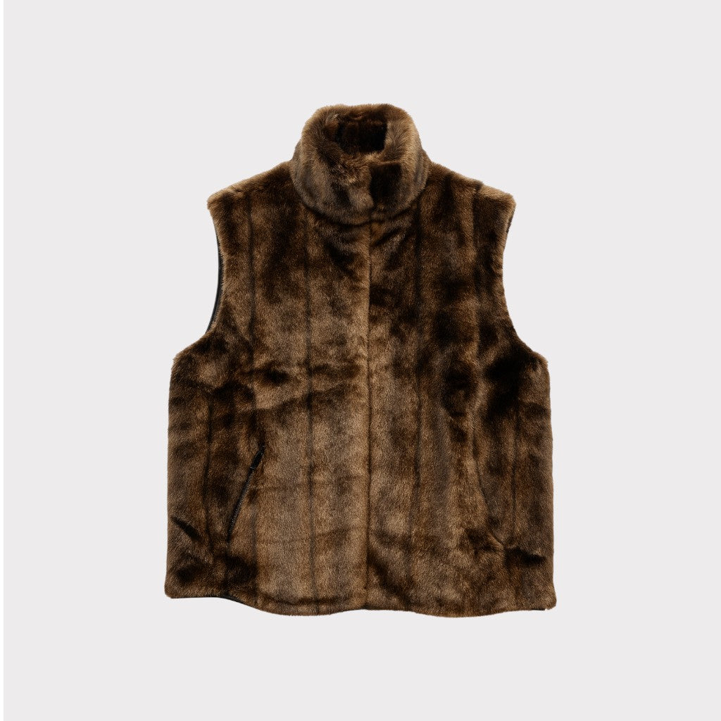 Conner Ives Faux Mink Gilet