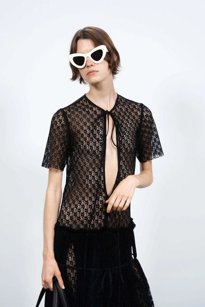 JW Anderson Mixed Lace Longline Dress