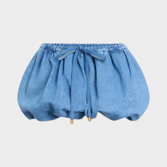 Patou Denim Bloomer Skirt
