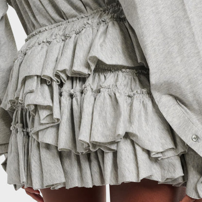 Dries Van Noten Huryl Ruffled Shorts