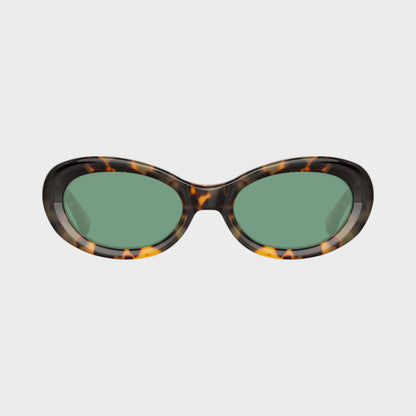 Dries Van Noten Acetate Oval Frame Sunglasses