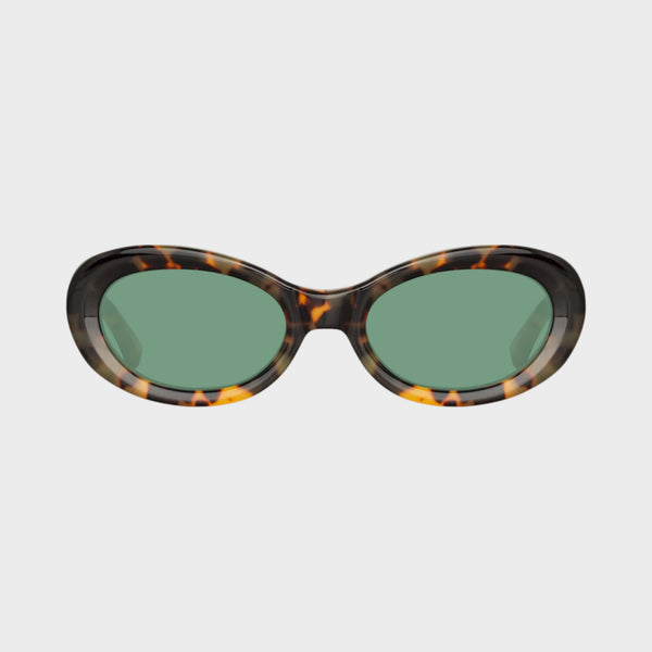 Dries Van Noten Acetate Oval Frame Sunglasses