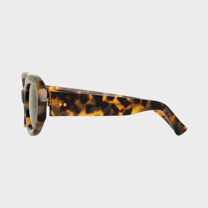 Dries Van Noten Acetate Oval Frame Sunglasses