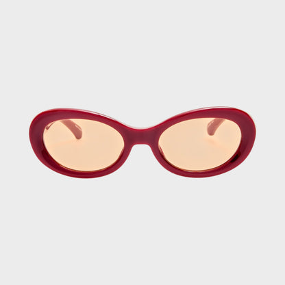Dries Van Noten Acetate Oval Frame Sunglasses