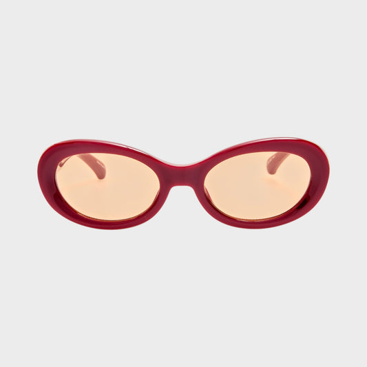 Dries Van Noten Acetate Oval Frame Sunglasses