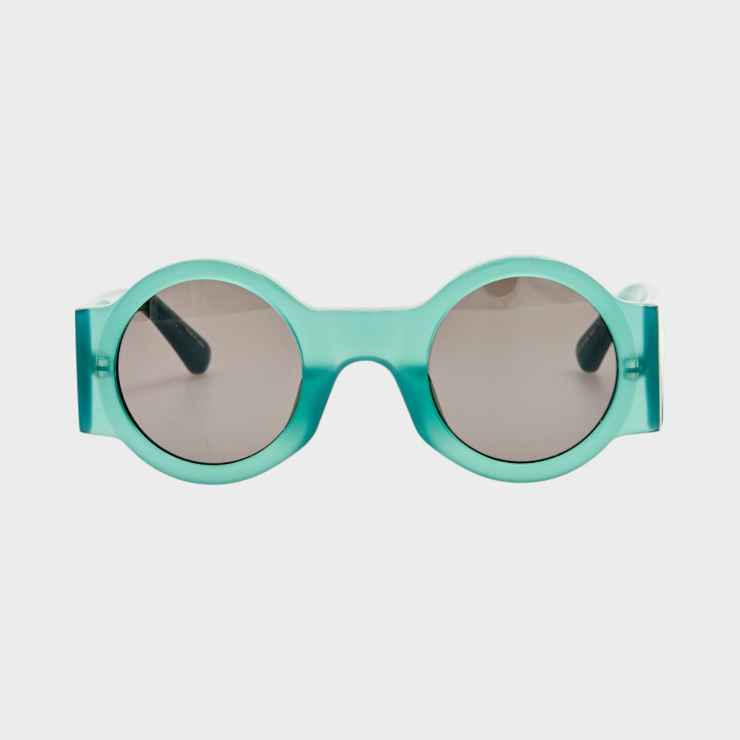 Dries Van Noten Acetate Round Frame Sunglasses