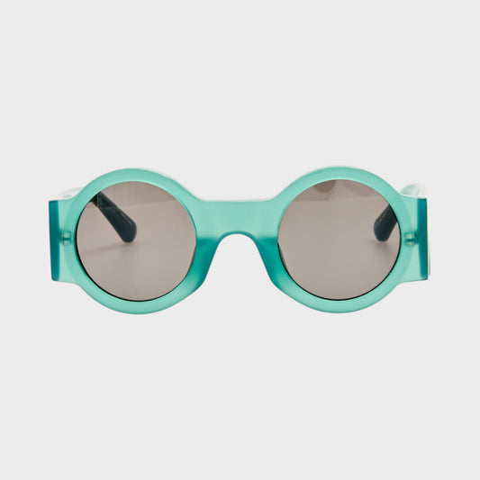 Dries Van Noten Acetate Round Frame Sunglasses