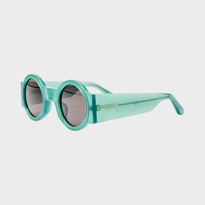 Dries Van Noten Acetate Round Frame Sunglasses