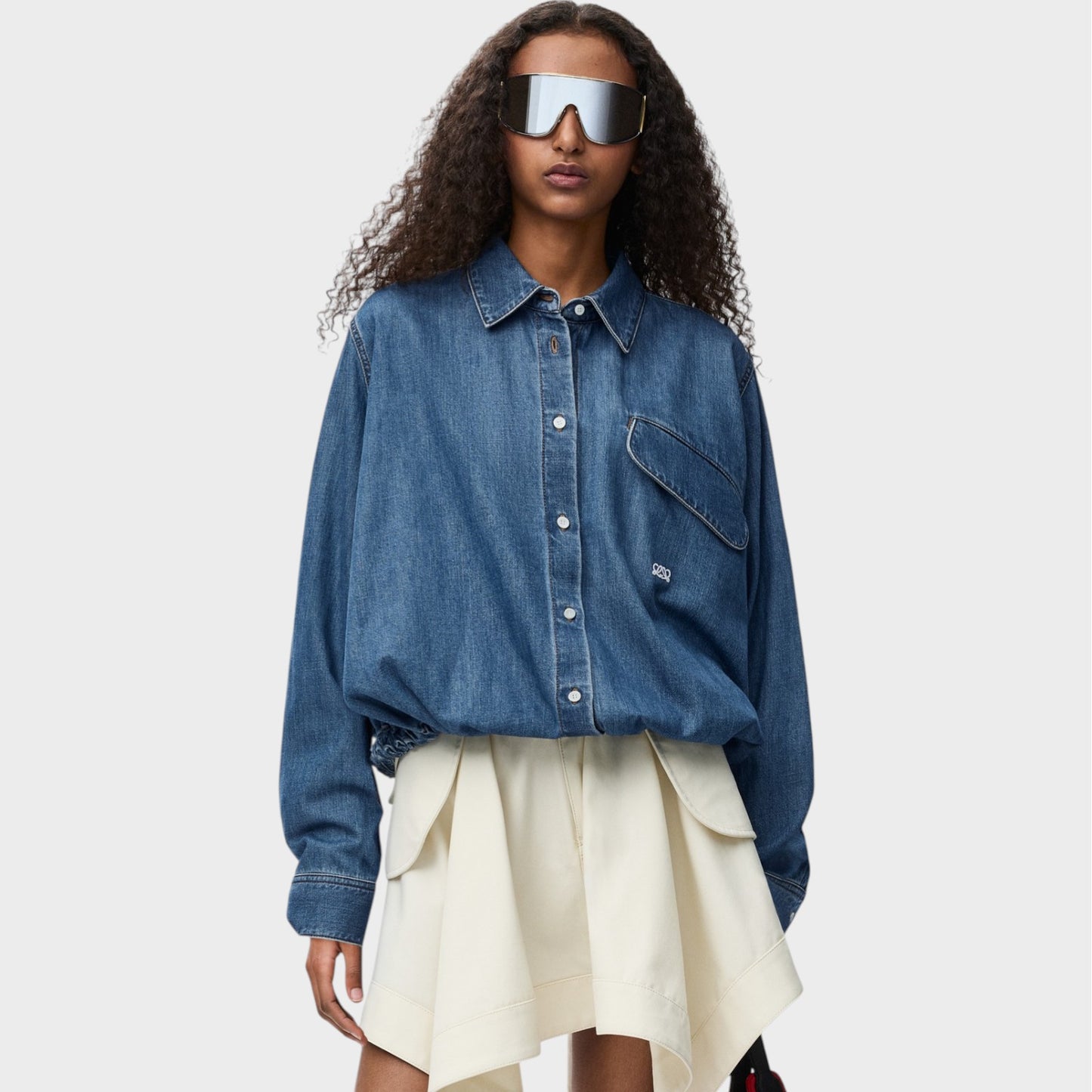 Loewe Denim Belted Shirt