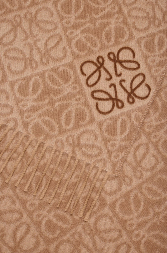 Loewe Wool & Cashmere Anagram Scarf