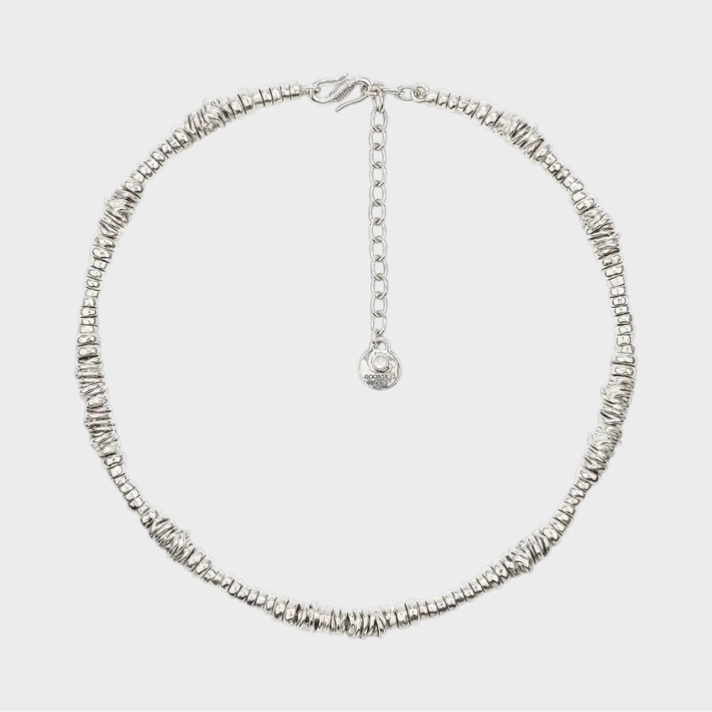Goossens Ariane Palladium Chain Necklace