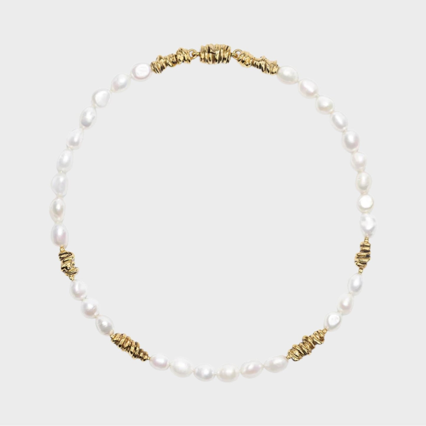 Goossens Riviera Gold Short Necklace