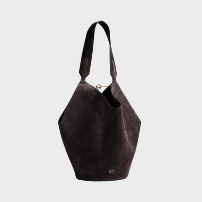 Khaite Suede Small Lotus Tote