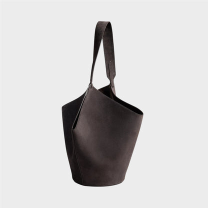 Khaite Suede Small Lotus Tote