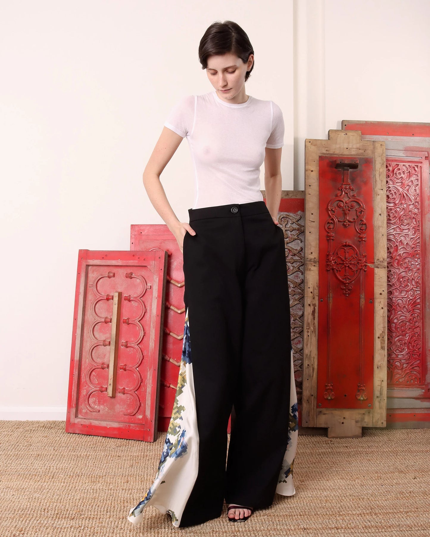 S.S. Daley Audrey Silk Trousers