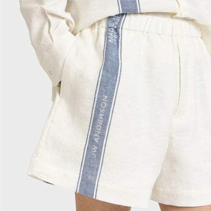 JW Anderson Linen Stripe Shorts