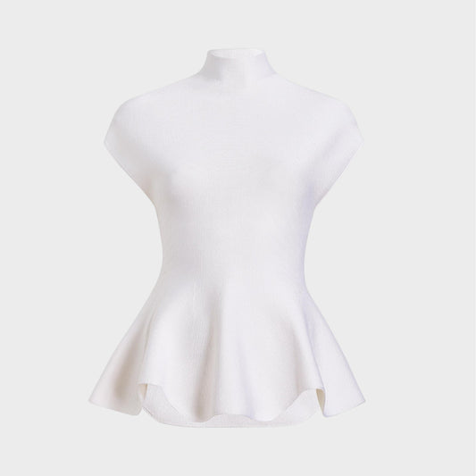 Khaite Andra Peplum Top