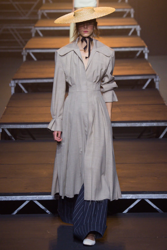 Jacquemus Le Manteau Plisse Coat