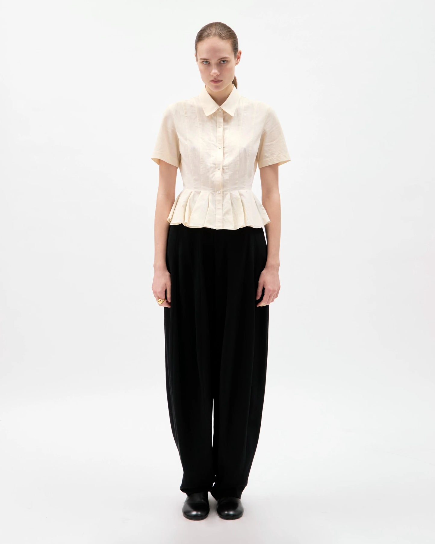 Ashlyn Lulu Cropped Shirt