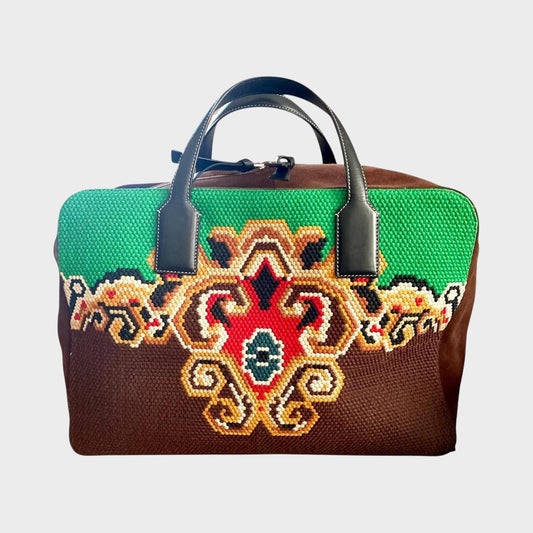 Loewe Goya Embroidery Weekend Bag