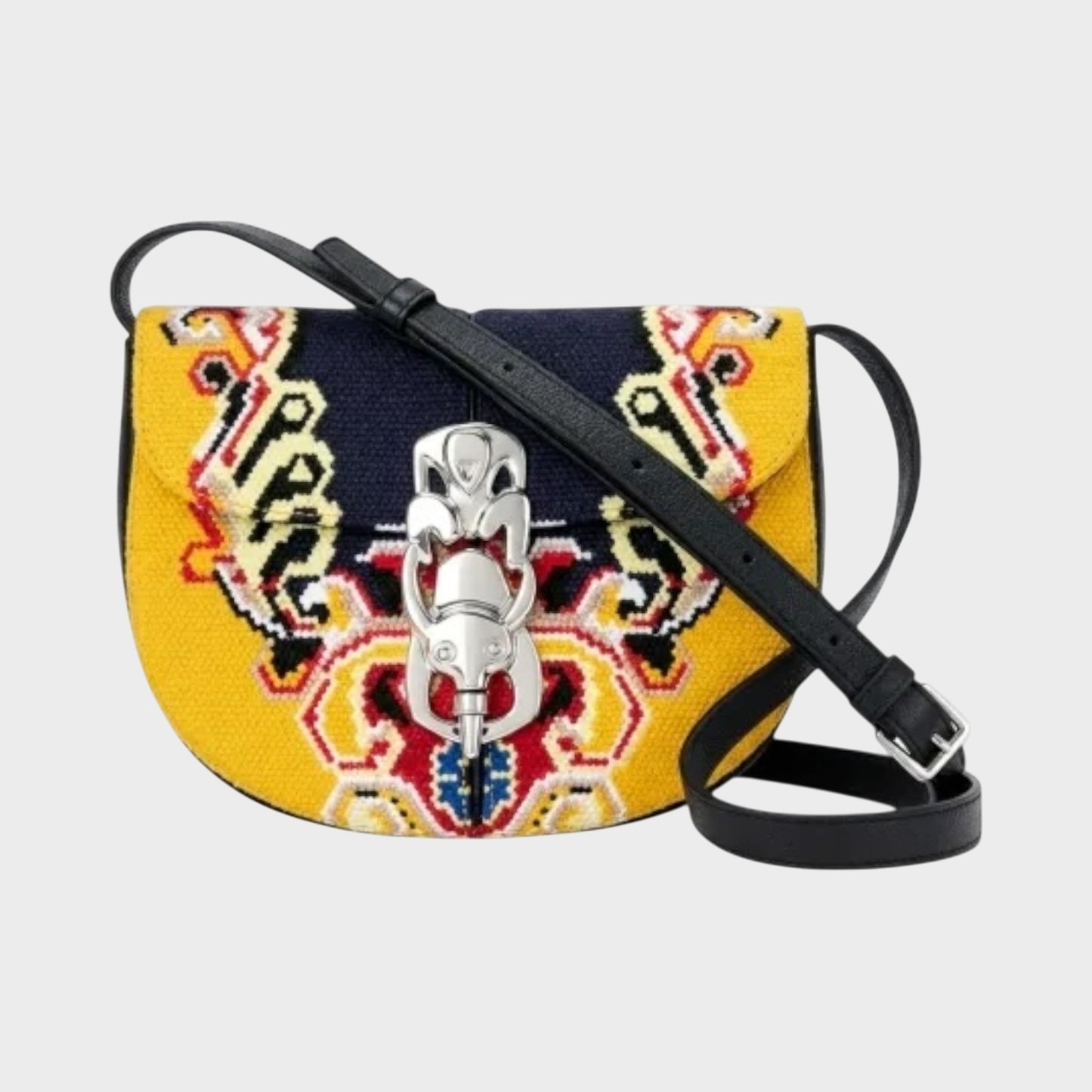 Loewe Lapin Embroidery Heel Bag